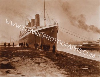 Titanic makes ready to depart 2nd April 1912