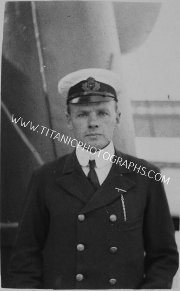 This must rank as the finest portrait ever taken of Charles Lightoller in  White Star uniform. - Titanic Buy Pictures